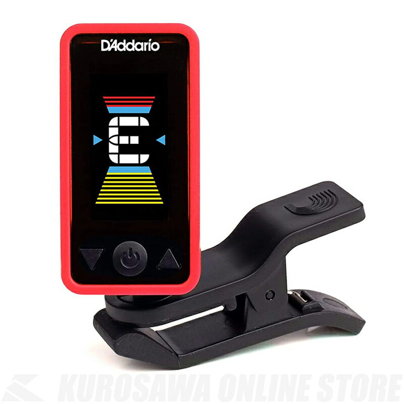 -D'Addario Eclipse Tuner-視認性の高いフルカラー・ディスプレイを採用した、ハイコストパフォーマンスのクリップ式クロマチック・ヘッドチューナー。 コストを抑えながらも、早くて正確なチューニングを可能とし、目立たないコンパクトなデザインのボディはポップなカラー6色から選べます。 ・ フルカラー縦型ディスプレイを採用した、画面の見やすいクリップ式ヘッドチューナー ・ お手頃価格を追求しつつ、早くて正確なチューニングを実現したクロマチックチューナー ・ 2箇所に回転パーツを使った、スウィブル・アームデザインを採用。見やすい角度にセッティングが可能。 ・ ギターのヘッドストック裏表どちらでも使用でき、左利き用の楽器にも使用ができる。 ・ 10分間電源がONの状態が続くと、オートパワーオフ機能が作動します。 ・ 430Hz~450Hzの範囲でピッチキャリブレーション設定が可能。 ・ ポップでコンパクトなデザイン本体に全6色のカラーバリエーション展開。