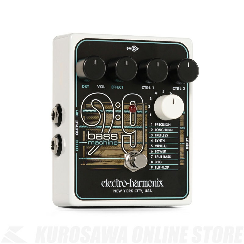 electro-harmonix Bass 9 Bass Machine (ベースシュミレーター)(ご予約受付中)【ONLINE STORE】