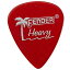 Fender California Clear Picks, Heavy, Candy Apple Red, 12 Count(12枚)《ピック》【ネコポス】【ONLINE STORE】