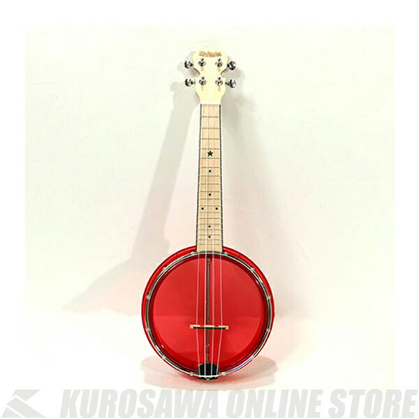 MaAmAa Banjo Ukulele Plastic Clear MBU-C RD 【送料無料】【ONLINE STORE】