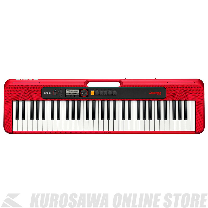 CASIO Casiotone CT-S200 RD【電子キーボード】【送料無料】【ONLINE STORE】