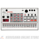 -VOLCA SAMPLE2- グルーブを究めた次世代のサンプル・シーケンサー。多彩な機能やメモリーを追加、USB端子も搭載し、ワンランク上のビートメイクを実現！ volca sampleはこれまでにも多くのアーティストに愛されてきたvolcaサイズのコンパクトでパワフルなサンプル・シーケンサーです。 この最新モデルでは、これまでの便利な機能はそのままに、USB端子を追加することで外部機器との接続や拡張性を改善、さらにサンプル・メモリーや保存スロット数を増やし、新機能の追加、今使えるサウンドをすぐに呼び出せる新しいサウンド・ライブラリーの提供など、より便利で使いやすく生まれ変わりました。 ・自由に持ち運びできるビート・メイク・スタジオ どこにも持ち運べるコンパクトで軽量なvolca sampleは、ビート・メイクに必要な機能が全て揃った1台です！ 強力な8ポリフォニック・エンジンに加え、エフェクトにはデジタル・リバーブ、パワフルなアナログ・アイソレーター、そして直感的に触れる豊富なノブで操作性も抜群。 単3型乾電池6本で駆動し、スピーカーも内蔵してたったの372g（本体のみ）しかありません。 さらに、USB、SYNC IN-OUT、MIDI接続が可能なvolca sample は、お手持ちのライブ機材やスタジオ、そしてもちろん他のvolcaシリーズとシームレスに組み合わせることができます。 ・USB端子搭載でサンプルの管理がさらにシンプルに！ 新しいvolca sample には新たにmicro-B USB端子が搭載され、パソコンから簡単にサンプルを管理できるように、さらにはDAWからのvolca sample のシンクやコントロール、演奏できるようになりました！ 加えて、各パートに個別のMIDIチャンネルを割り当てることができるようになり、キーボードやシーケンサ—を使っての演奏にとても便利です。 ・パソコンでサンプルとパターンの管理 volca sample専用 ライブラリアンソフト（MacとPCに対応）を使用することで、サンプルやパターンの管理や転送が、USB端子経由で瞬時に、しかも簡単に行えます。 もちろん、初代volca sampleと同じくiOS用アプリ「AudioPocket」を使用してiPhoneなどで録音したサンプルを簡単にvolca sampleに転送することもできます。 ・追加機能：ビートをさらに前へ 新しいvolca sampleに追加された便利な機能で曲作りの幅がさらに広がります。 - STEP JUMP 機能の増強：以下2モードから選択可能に ・初代sampleと同様の、指を離したポジションから再生するモード ・volca drum,nubass と同様の、指を離すとシーケンスのタイミング位置に戻るモード - 任意パートの発音タイミングを遅らせる機能を追加し、さまざまなグルーブやスウィングをビートに加えられます。 ・スロット数、パターンの保存、サンプルとボーナス・データ！ 新しいvolca sample には、初代の2倍である200個のサンプルを保存できます。 初期状態ではそのうちの50個が空いており、ご自分のオリジナル・サンプルもしくはほかのユーザーのサンプルを入れることができます。 シーケンス・パターンの保存スロットも、10個から16個に増えました。 新しいvolca sampleには厳選された新しい150個のサンプル・ライブラリーが最初から入っており、買ってすぐに使うことができます。 この新たなライブラリーは様々なジャンルに対応できるよう作られており、Future bass、Trap、Lo-Fi hip hopなど最新の音楽シーンもカバーし、パフォーマンスから作曲まで、volca sampleが幅広く活躍する場面が増えることでしょう。 ・アーティスト・コラボレーション この新しいvolca sampleを記念して、最新の音楽シーンで話題のアーティスト2人とコラボレートしました。 「Kawaii Future Bass」や「Chiptune」といったジャンルの先駆者であり、独創的なサンプルの使い方で絶大な人気を誇るMoe ShopとTORIENAにサンプルパックを作って頂きました。 そのサンプルパックはこちらで無料ダウンロードできますので、是非自分のvolca sampleに入れてみてください！ ・音楽ソフトウェアを無料バンドル。 volca sampleには、曲を作るだけでなくAIによるマスタリングができる「Ozone Elements」、キーボード演奏の上達に役立つ「Skoove」、 DAWソフト「Reason Lite」に加え、コルグやその他ブランドのソフトウェア・シンセまで、多数の音楽ソフトウェアが最初から付いてきます。 つまり、このシンセサイザーを手に入れることによって、あなたの音楽をレベルアップさせるさまざまなツールを手に入れることができるのです。 ※商品画像はサンプル画像となります。 -Specification- 鍵盤部 マルチタッチ・コントローラー ・サンプラー タイプ PCM 音源最大同時発音数 8 サンプル数 200（工場出荷時には150のプリセット・サンプル、ユーザー上書き可能） サンプル容量 8MB、最大 130 秒 サンプリング周波数 31.25kHz、16bit エディット Sample（Start Point、Start Delay、Length、Hi Cut）、Pitch（Speed、EG Int、Attack、Decay）、Amp（Level、Pan、Attack、Decay）、Reverse On/Off ・エフェクト Digital Reverb On/Off、Mix Analogue Isolator Bass、Treble ・シーケンサー パート数 10 ステップ数 16 記録パターン数 16（1&#12316;10は工場出荷時プリセット入り、パターン・チェイン可能） コントロール Motion Sequence、Active Step、Step Jump、Swing ・入出力 オーディオ出力 オーディオ出力 ヘッドホン（3.5mm ミニ・ジャック） シンク シンク・イン（3.5mm ミニ・ジャック、最大入力レベル 20V）、シンク・アウト（3.5mm ミニ・ジャック、出力レベル 5V） MIDI MIDI IN USB micro-B端子 ・電源 電源 電池寿命 約10 時間（アルカリ乾電池使用時） 電源 アルカリ／ニッケル水素 単 3 形乾電池 x 6 本、または AC アダプターKA350（別売） ・その他 付属品 動作確認用単 3 形アルカリ乾電池 x 6 本、シンク・ケーブル 別売りオプション KA350（AC アダプター）、SEQUENZ CB-4VOLCA（volca4台が入るハードシェル・ケース）、SEQUENZ CC-VOLCA（volcaシリーズ専用のキャリング・ケース）、SQ-CABLE-6（シンク・ケーブル） 外形寸法 193（W）x 115（D）x 45（H）mm（ツマミ高さ含む） 質量 372g（電池含まず）