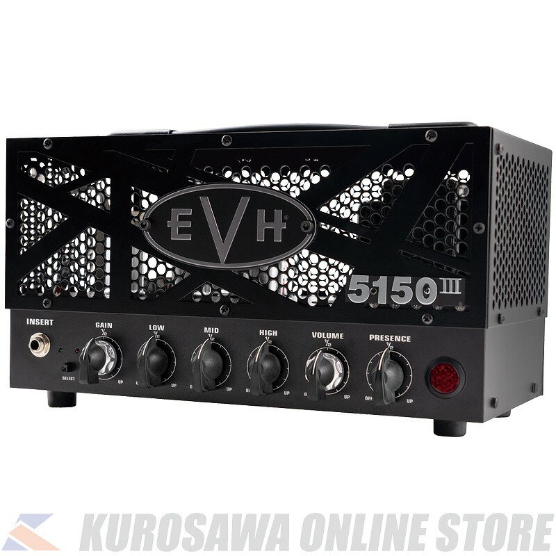 EVH 5150III 15W LBX-S Head Black 100V JPN 《シールドプレゼント》【送料無料】(ご予約受付中)【ONLINE STORE】