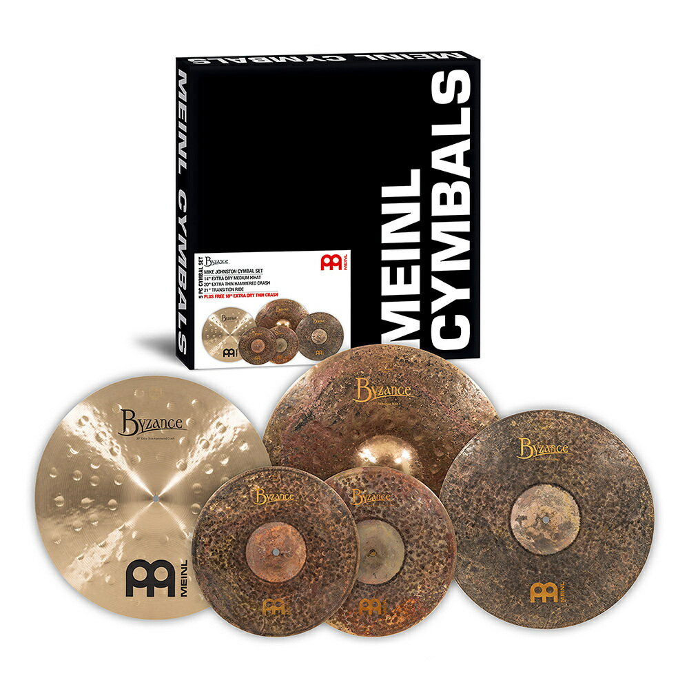 MEINL Byzance Mike Johnston Cymbal Set MJ401+18【G-CLUB渋谷】