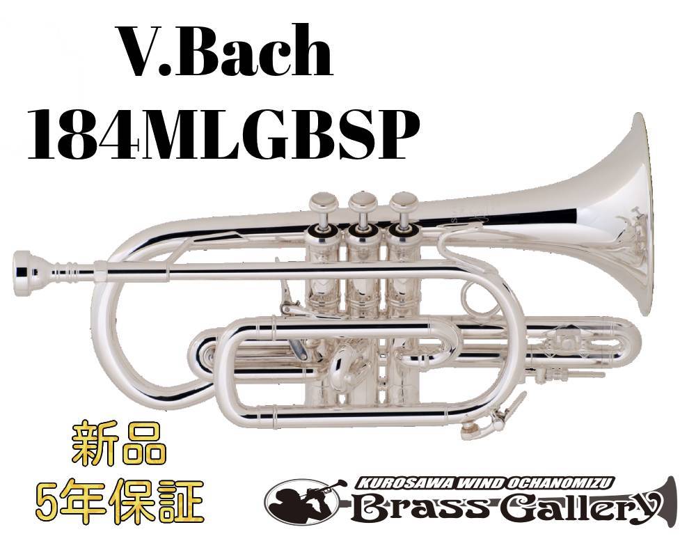 V.Bach 184MLGBSP【お取り寄せ】【新品】【コルネット】【バック】【ショート管】【ゴールドブラスベル】【Stradivarius / ストラッド】【...