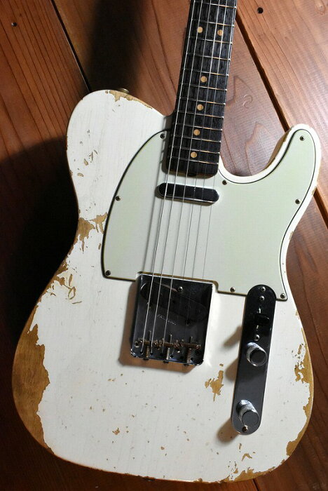 Fender Custom Shop LTD 1963 Telecaster Super Heavy Relic S.F.A Olympic White CZ548210【選定材使用モデル!軽量3.33Kg!】【横浜店】