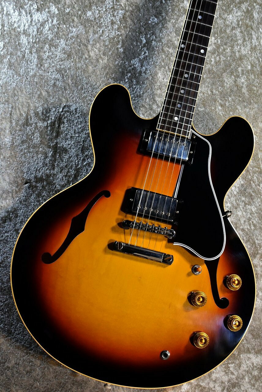 Gibson Custom Shop Historic Collection 1959 ES-335 Reissue VOS Vintage Sunburst A930485【漆黒指板個体】【横浜店】