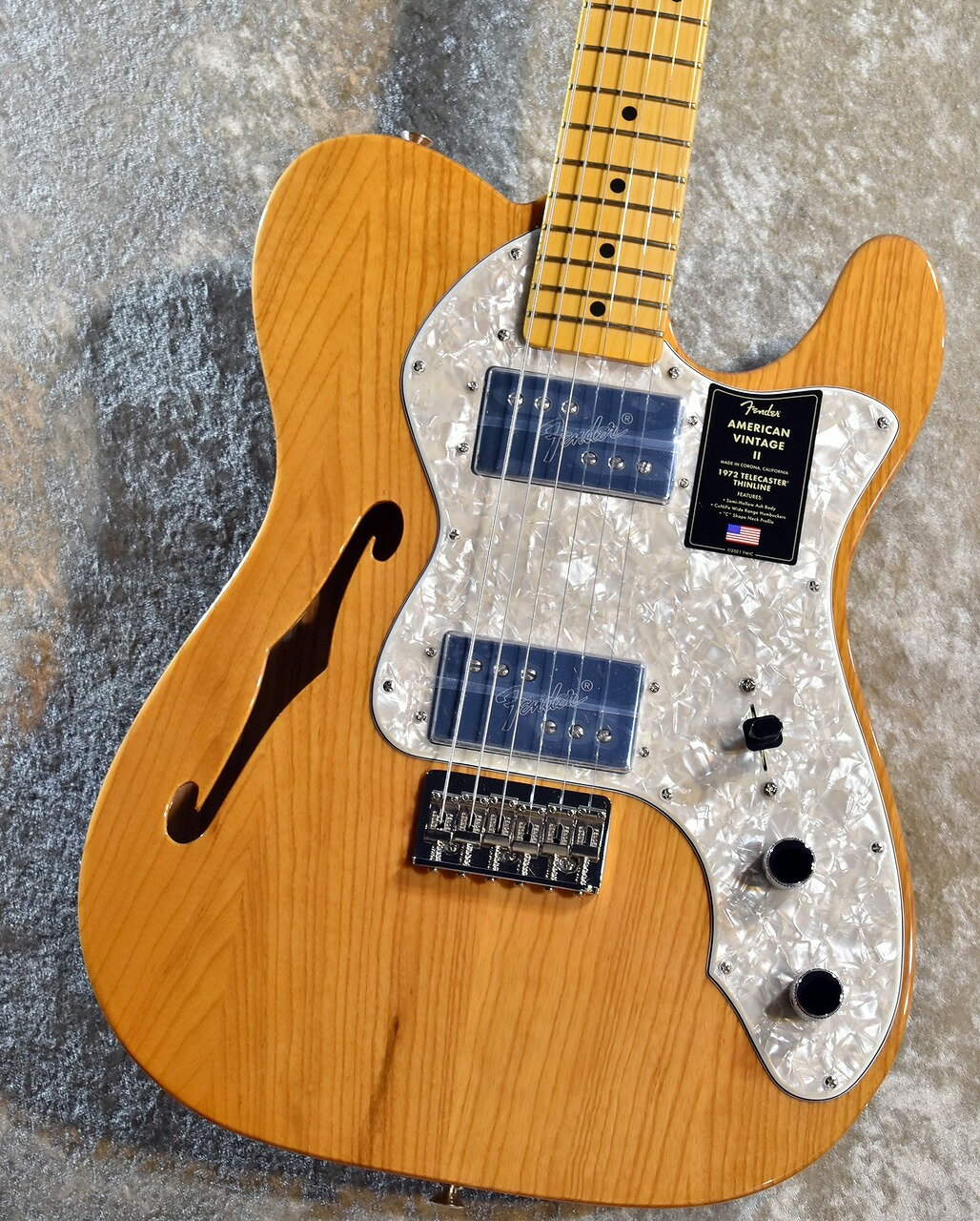 Fender American Vintage II 1972 Telecaster Thinline Aged Natural #V13808【3.51kg】【待望の入荷】【横浜店】