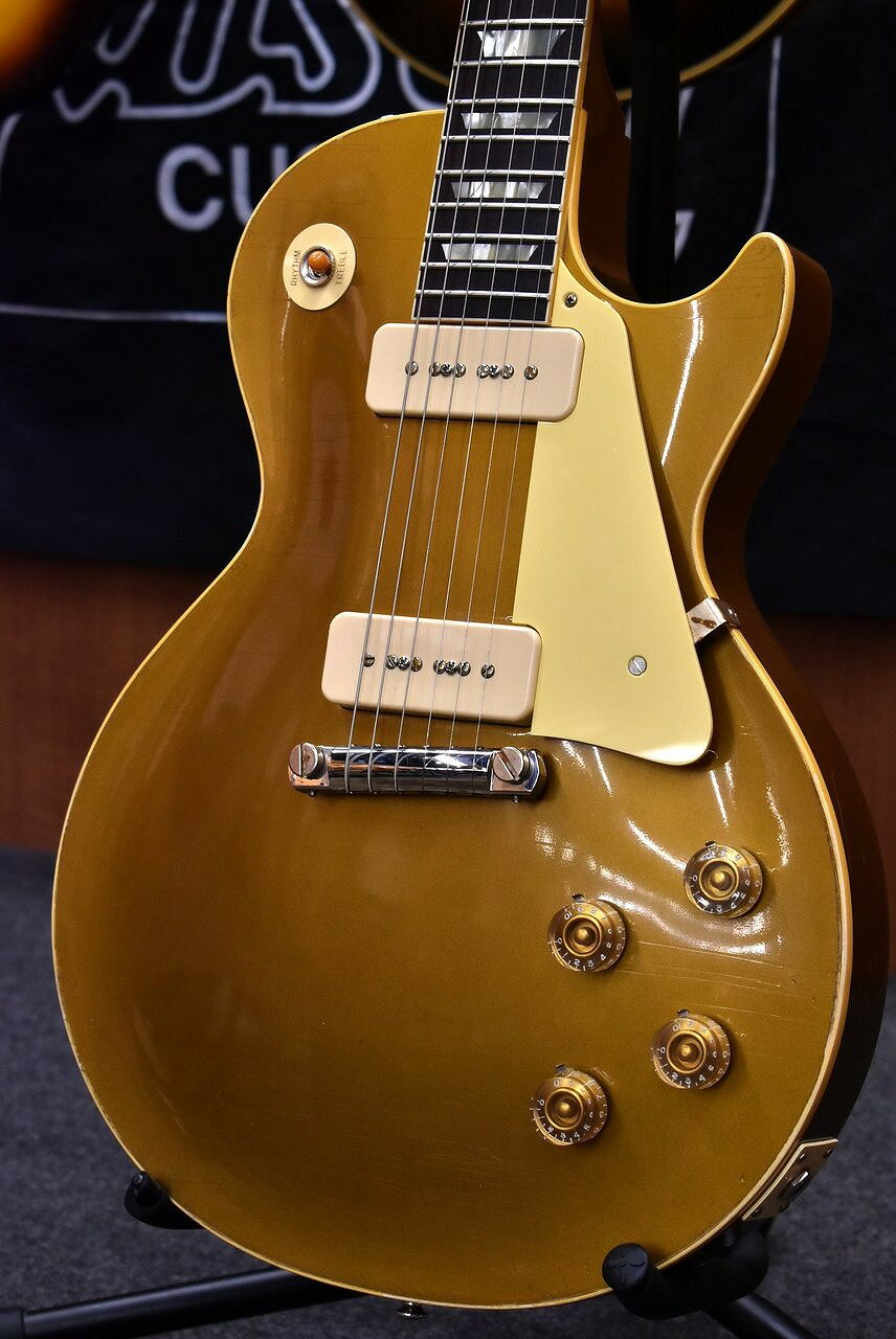 Gibson Custom Shop Murphy Lab 1954 Les Paul All Gold L.Aged #44015【極上ウェザーチェック個体、漆黒指板、軽量3.89kg】【横浜店】