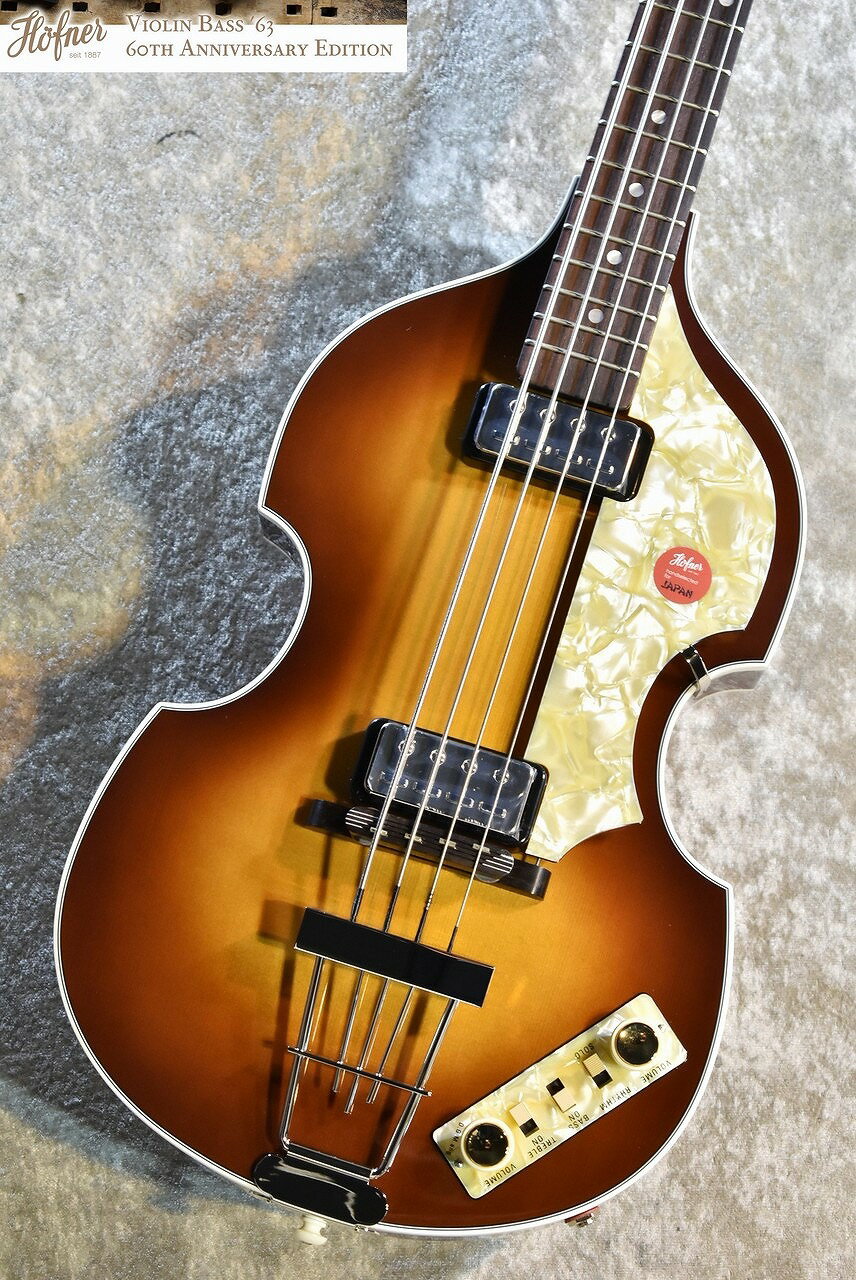 Hofner Violin Bass '63 -60th Anniversary Edition H500/1-63-60TH-0 #59 y60NLOizy2.20kgzylXz