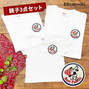 親子 tシャツ 名入れ おそろい プレゼント 誕生日 ペア 名入れ ペアルック ペアtシャツ ブランド 家族 お揃い キャンプ 3枚セット 親子コーデ 親子ペア...
