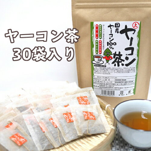 【送料無料】ヤーコン茶（30包入）国産 ティーバック/メール便