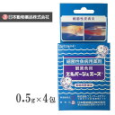 ※こちらの商品は「同梱不可」指定商品となっております。他の商品を一緒にご注文の場合、その他商品に対して別途送料が発生致しますので予めご了承ください。 細菌感染症（皮膚炎、穴あき病、尾ぐされ病等）の治療に。 ●基本的に薬と水草は相性がよくありません。薬を水槽に入れると水草は枯れてしまいます。したがって投薬前に、水草は取り除いて下さい。 ●穴あき病(ウロコ数枚の範囲で充血もしくは出血が見られる)は、非定型のエロモナス・サルモニシダという細菌の感染によって起こります。症状は写真の通り、魚のヒフが赤く炎症を起こし筋肉が露出し、穴があくという恐ろしい病気です。 ●尾ぐされ病(尾ヒレがわずかに充血している、尾ヒレの先端が白くなっている)は、魚の尾ヒレにフレキシバクターカラムナリスという細菌の感染により発生します。 ●尾ぐされ病の初期段階で治療した魚のヒレは再生します。キンギョでは再生されたヒレが、やや黒くなることがありますが、徐々に元の色に戻ります。 しかし、症状が進行し、ヒレが半分以上なくなった場合は元通りに再生することはできません。したがって、尾ぐされ病の治療は初期のうちに行って下さい。 ■用法・容量 本品0.5gを水量約60Lの割合で薬浴する。 薬効は3〜5日間。 ■内容量：2g（0.5g×4） ⇒熱帯魚・アクアリウム用品をもっと見る ⇒観賞魚用医薬品はコチラ　