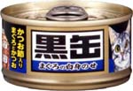 アイシア 黒缶ミニ かつお節入りまぐろとかつお 缶詰 80g 【ウェットフード・猫缶/キャットフード/アイシア（AIXIA）/ペットフード】【猫用品/猫（ねこ・ネコ）/ペット・ペットグッズ/ペット用品】