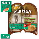 公認店 ニュートロ ワイルドレシピ キャットフード 成猫用 サーモン&トラウト入り パテタイプ 75g