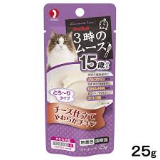 【9/5限定 最大1000円OFFクーポン配布中】ペットライン 3時のムース 15歳 チーズ 25g 【ウェットフード・猫缶・キャット缶/高齢猫用(シニア)/プレミアムフード/ペットフード】【猫用品/猫(ねこ・ネコ)/ペット・ペットグッズ/ペット用品】
