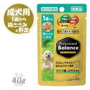 ペットライン プロフェッショナルバランス パウチ 1歳から 成犬用 鶏ささみ＆野菜 40g