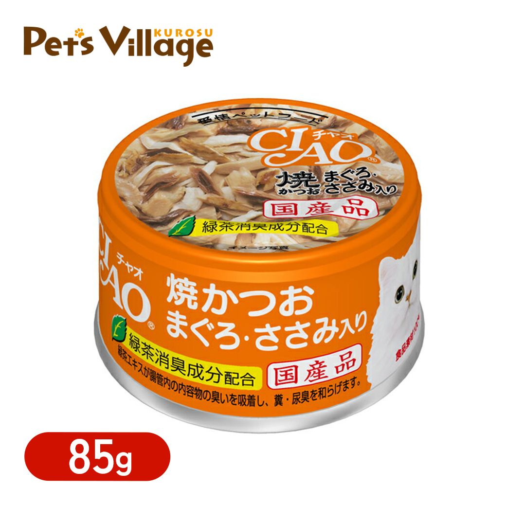 Ciao - いなば チャオ 焼かつお まぐろ・ささみ入り 85g