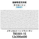 大建工業 ダイロートン メディカルトーン トラバーチン 12mm TK5501-1S 岩綿吸音天井板 12×300×600mm 18枚（約1坪入り）医療機関 高齢者施設におすすめする天井材 【着後レビューで選べる特典】