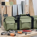【レビュー特典付き】「 マルチ工具バッグ 」幅 420mm 600mm 容量 12L 17L 工具入れ レジャー キャンプ 釣り 野球 サッカー ショルダーストラップ 収納ポケット