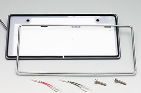 楽天市場 井上工業 ナンバープレート Ledタイプ字光式ナンバープレート 普通車用ledパーフェクトecii 2468 12v お取り寄せ商品 新品 シルバー くるまでんき屋