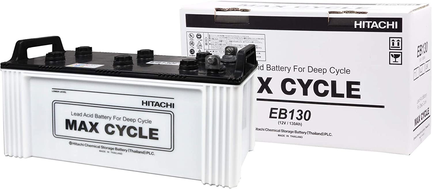 1年保証 EB130-LR EBバッテリー MAX CYCLE サイクルサービス用 電動カート他 [ HW-EB130-LR ]EB-160 旧日立 当店出品のマックスサイクルは1年保証 