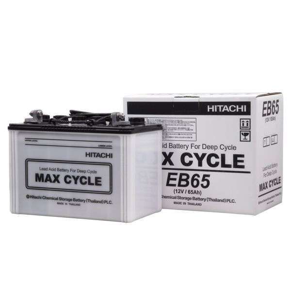 1年保証！EB65-LL MAX CYCLE サイクルサービス用 バッテリー (LL端子) マックスサイクル HW-EB65-LL HIC-80　サイクルバッテリー 当店出品のマックスサイクルは1年保証！