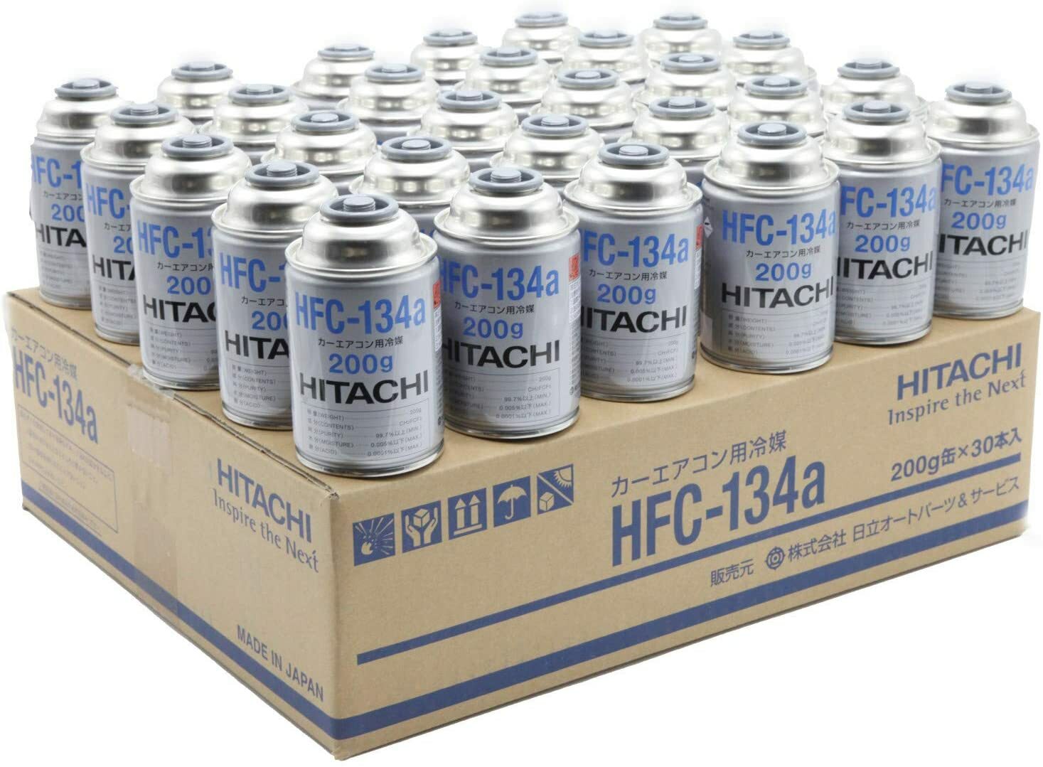 HFC-134a HITACHI (Ω)  (200g) 1 30̥å R134-200-01顼...