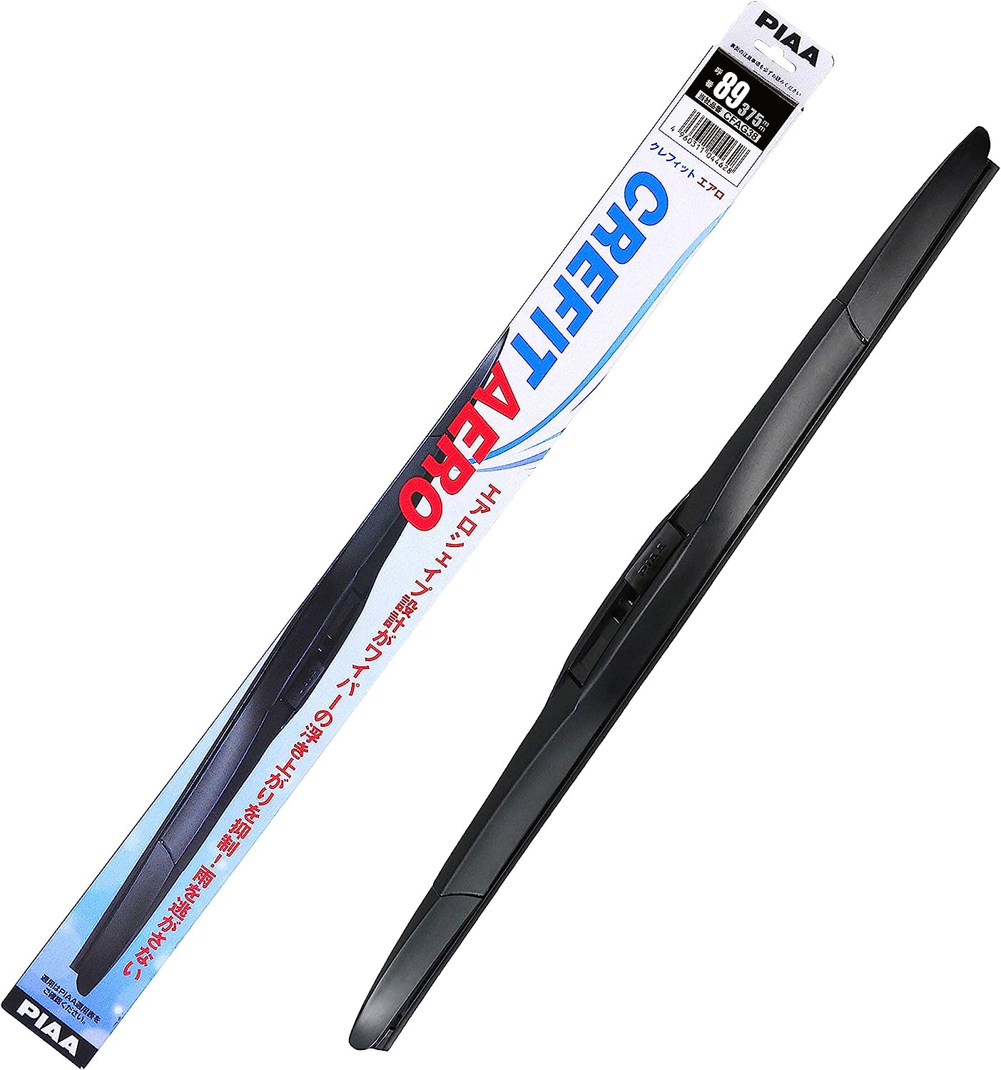 PIAA CFAG38 ワイパーブレード 375mm メーカー品質のグラファイトコーティングゴム 替えゴム交換可能 1..