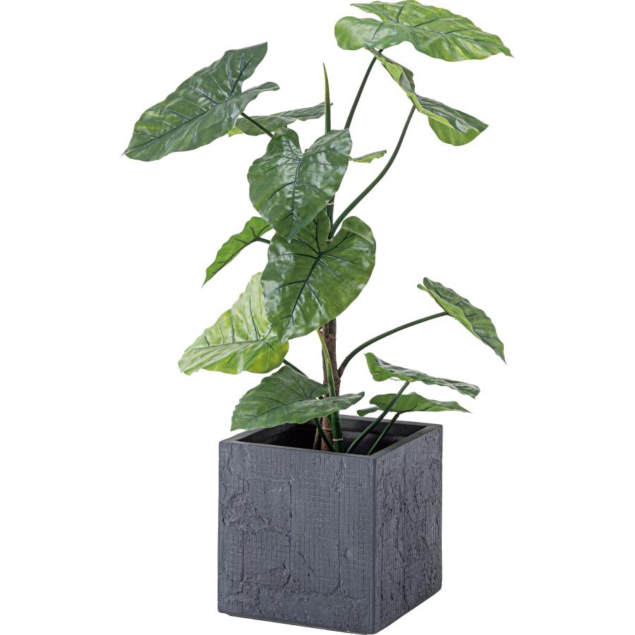 フェイクグリーン おしゃれ 人工観葉 観葉植物 インテリア 造花 リーフ アロカシア 安い 人気