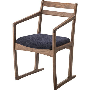 東谷 アームチェアJPC-126WAL チェア スチール(粉体塗装) ポリエステル ブラウン