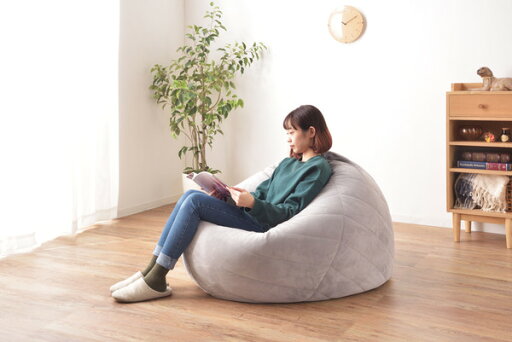 ビーズクッション LSS-802GY 座り方自由自在 クッション フィット マイクロビーズ 座椅子 ソファ くつろぎ 楽 おおきい 1人暮らし お昼寝 オレンジ グレー ビーズクッション LSS-802GY 座り方自由自在 クッション フィット マイクロビーズ 座椅子 ソファ くつろぎ 楽 おおきい 1人暮らし お昼寝 オレンジ グレー