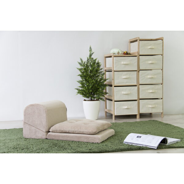 TV枕座布団付M FCC-120 BE BR しっとりとした質感で触り心地もgood。お昼寝も極上な寝心地をひとり占め。