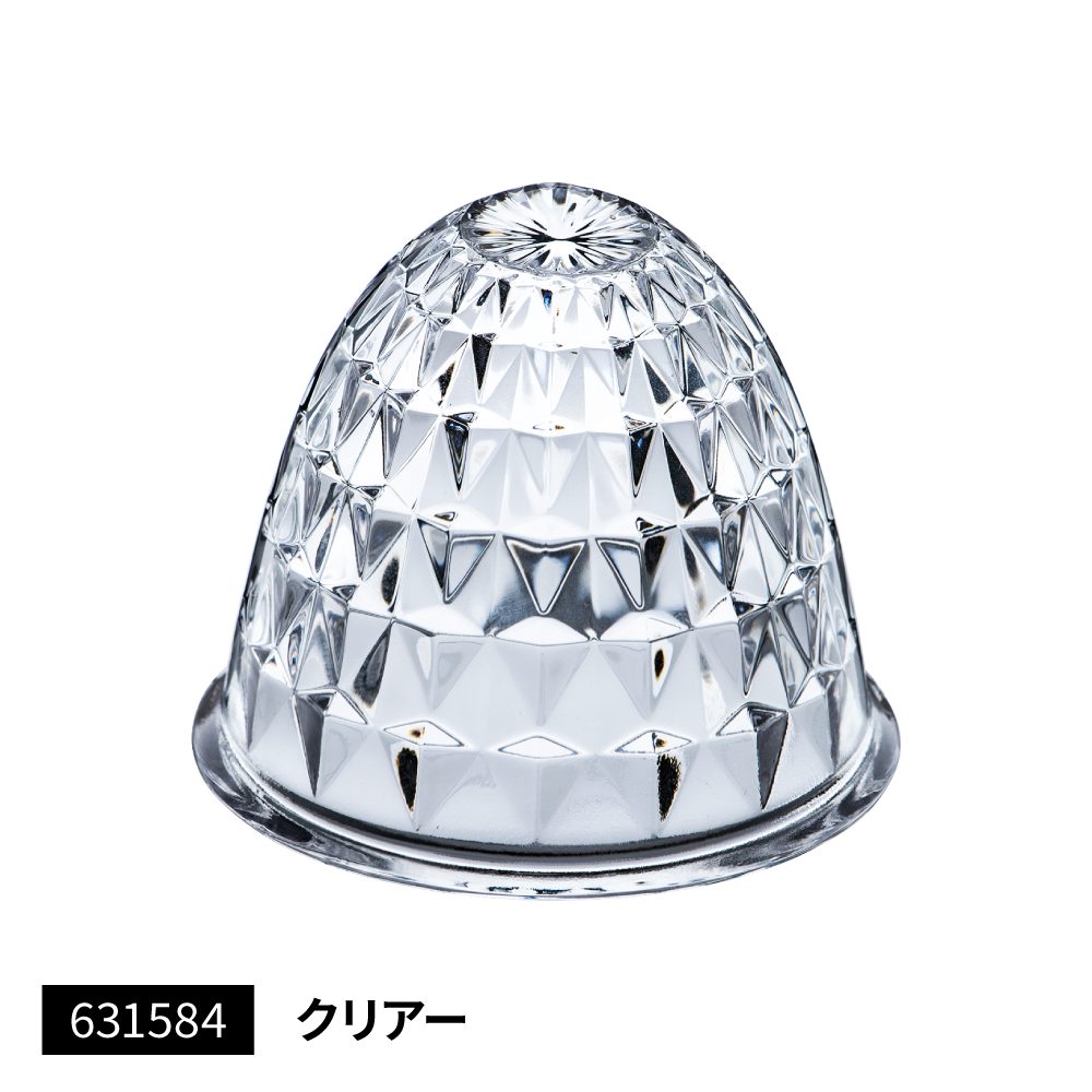 ジェットイノウエ 631584 バスマーカーランプ用G型レンズ単品 ガラスレンズ クリアー