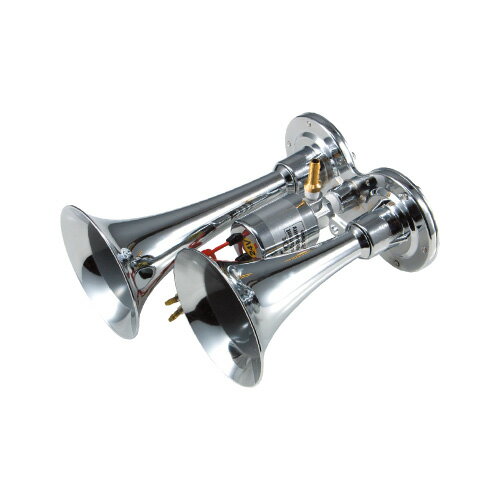 505561ジェットイノウエ 低電流ヤンキーホーン200L　24V　クロームメッキ