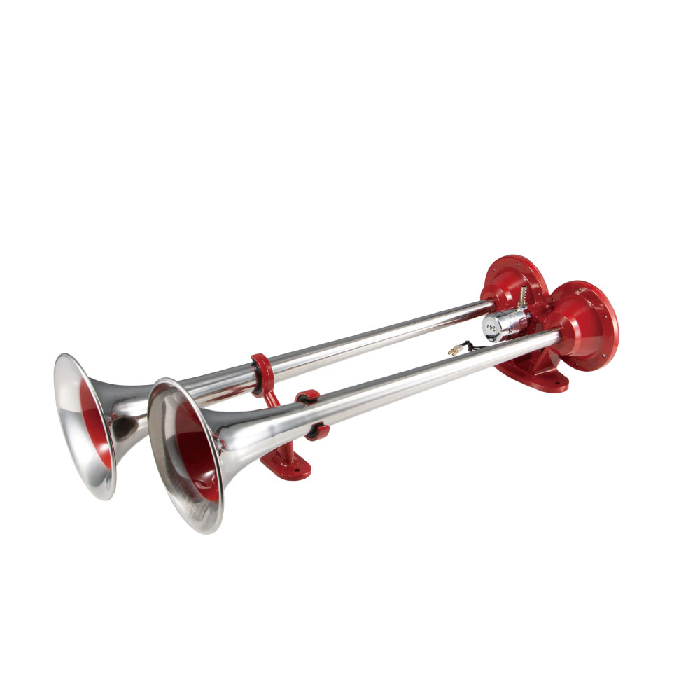 505859ジェットイノウエ ツインビックホーン　640／580　24V　ステンレス　ST−1051