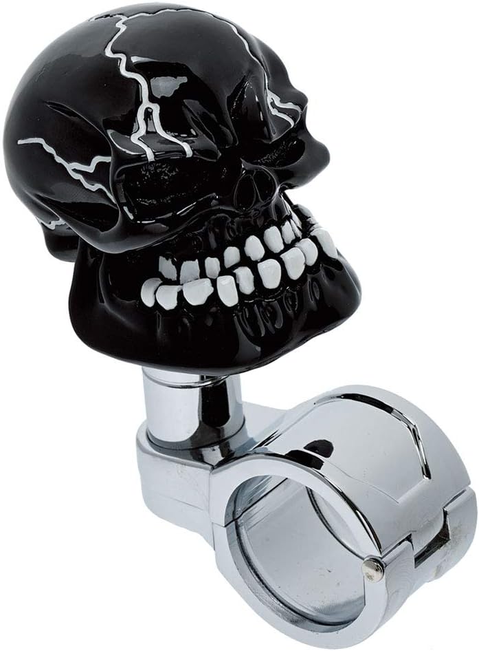 506182ジェットイノウエ スカルハンドルスピンナー　ブラック