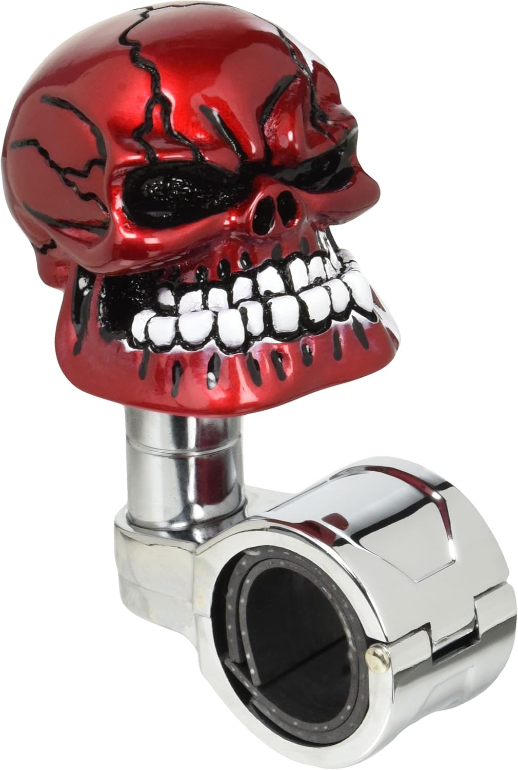 506183ジェットイノウエ スカルハンドルスピンナー　ワインレッド