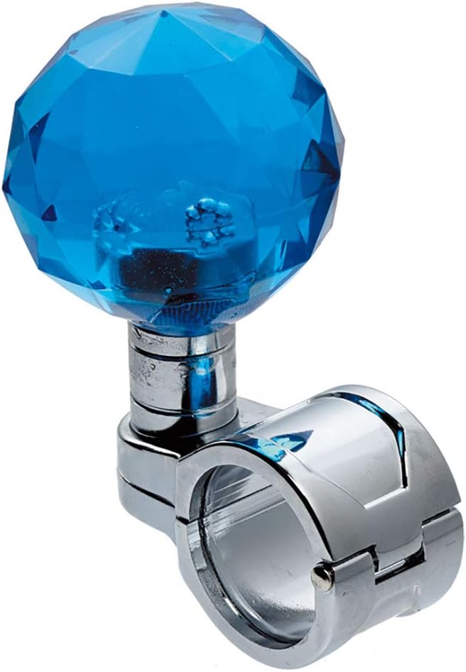 506224ジェットイノウエ 丸型ダイヤカットハンドルスピンナー　スカイブルー