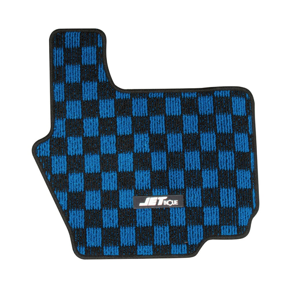 523297ジェットイノウエ ハローマットチェック柄　ベストワンファイターS　ブルー／黒　R