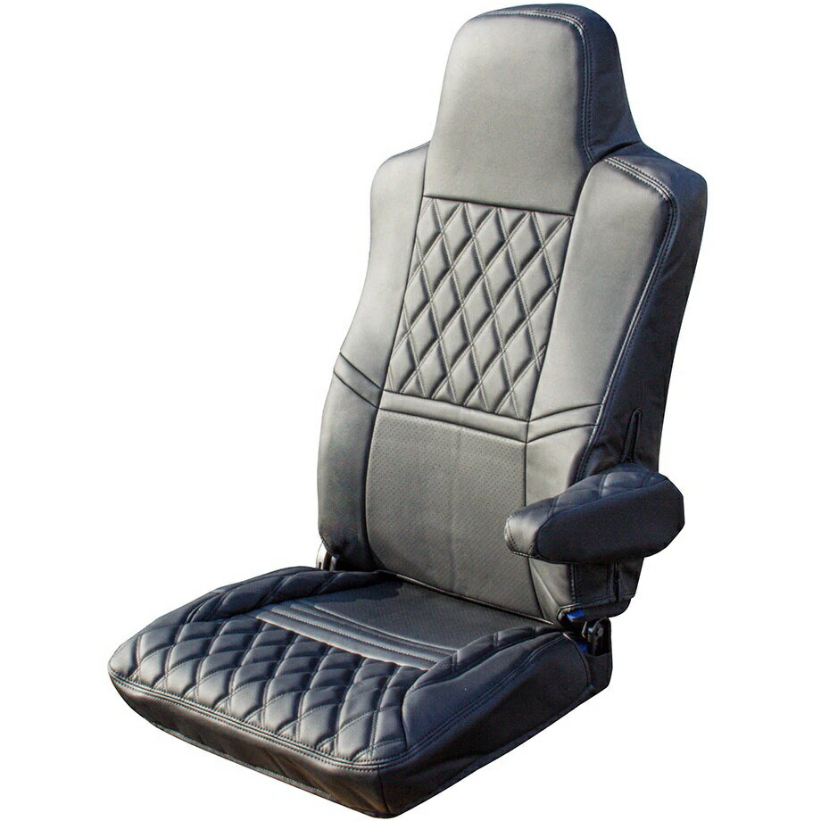 【期間限定 エントリーでポイント10倍】595354ジェットイノウエ COMBI車種別シートカバー　Fスターギガ　黒／黒糸