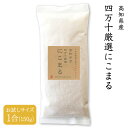 人気ランキング第2位「車久米穀店」口コミ数「0件」評価「0」【送料無料】【母の日】 高知県産 四万十厳選にこまる 1合（150g） 令和5年産 玄米 にこまる　四万十【4個までメール便対応】