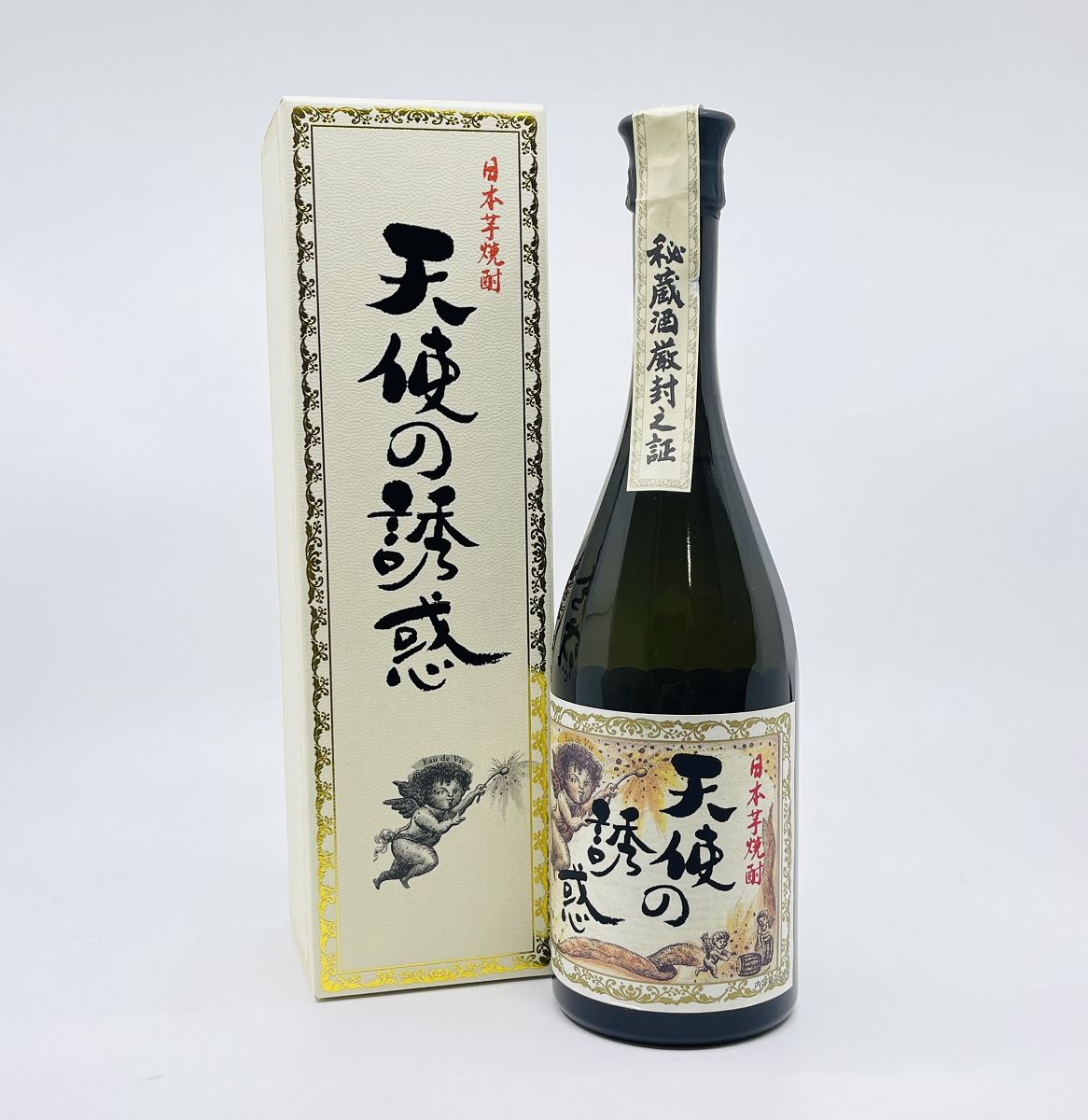 【送料無料】【人気】天使の誘惑　40度　720ml　てんしのゆうわく　粧箱入り 季節限定 富乃宝山の西酒造（ 最高金賞 部門最高賞）西酒造　鹿児島県　　焼酎　芋焼酎　ストレート　ロック　炭酸割り　プレゼント　誕生日