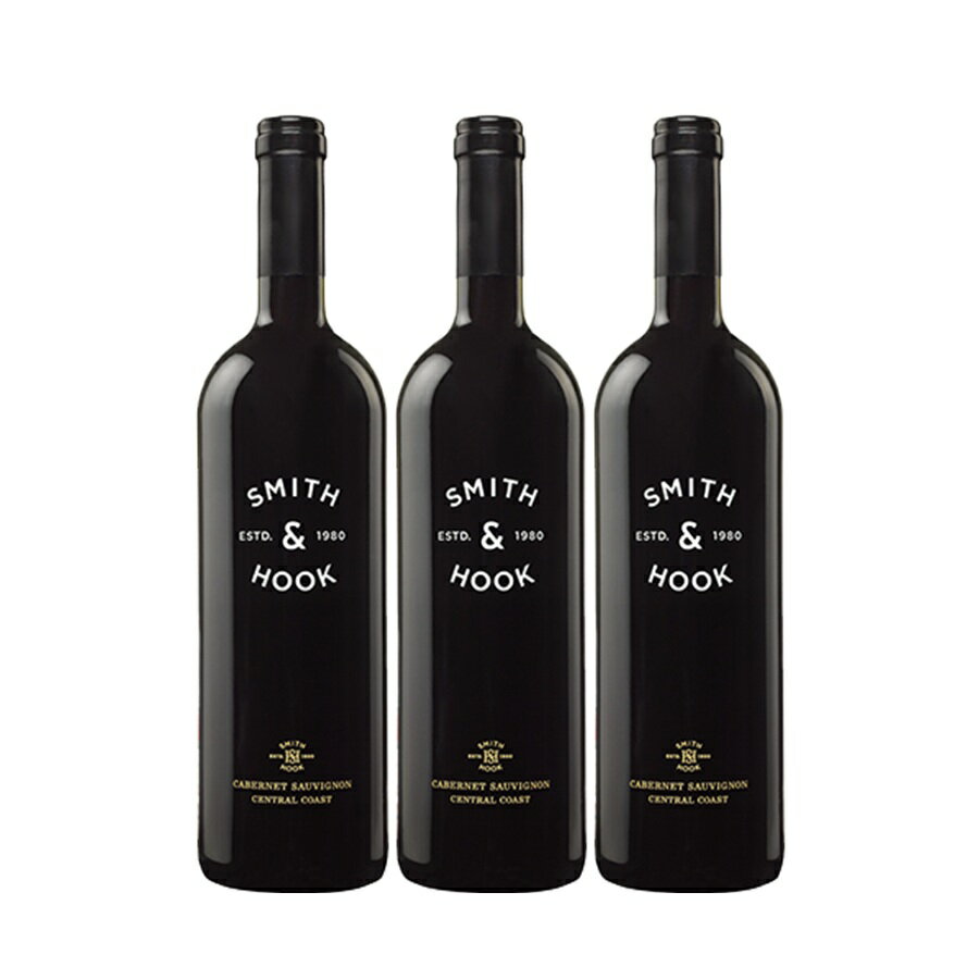 【送料無料】【3本セット】スミス＆フック カベルネ・ソーヴィニヨン セントラル・コースト Smith & Hook Cabernet Sauvignon Central Coast 750ml 赤ワイン 3本 アメリカ カリフォルニア スミス＆フック Smith & Hook