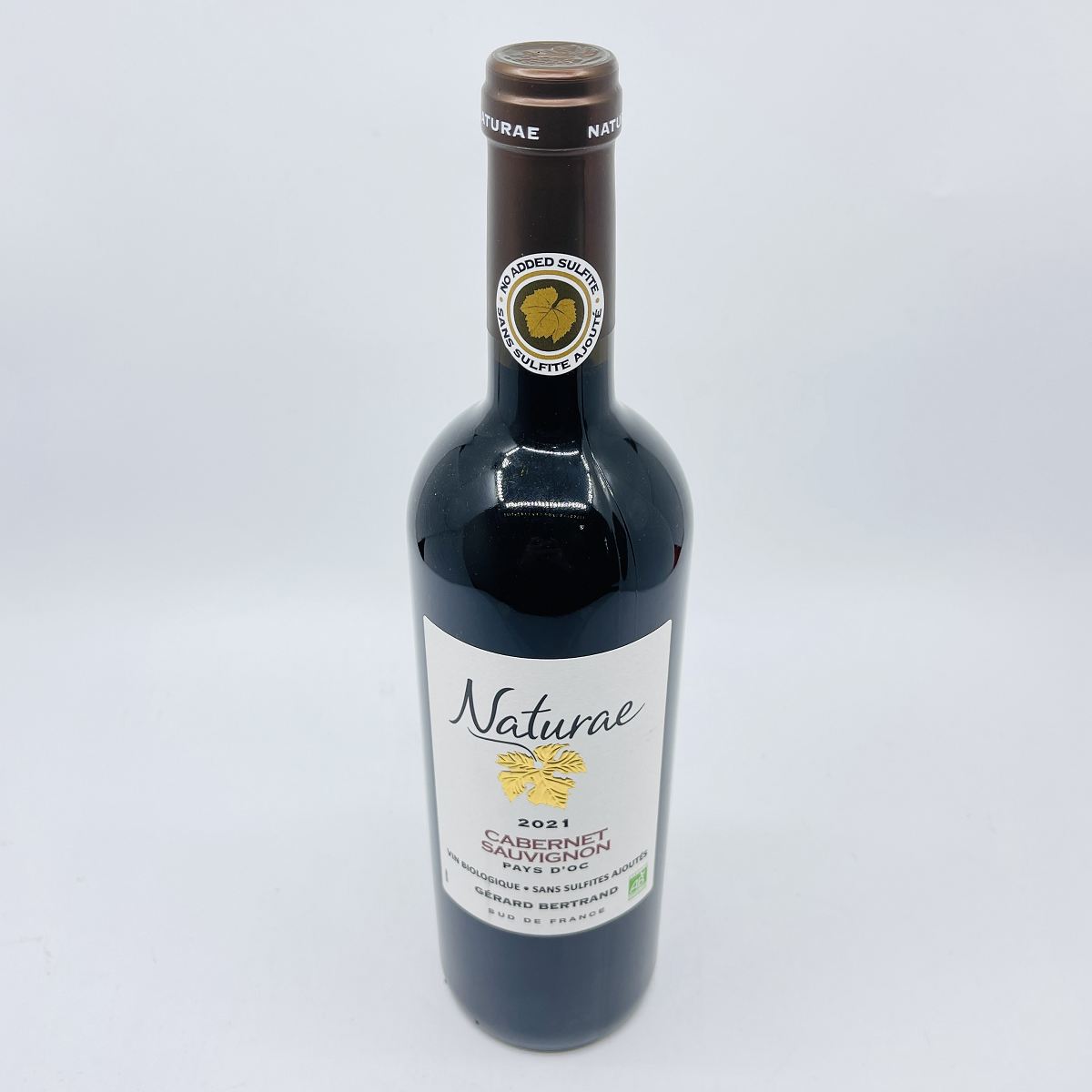 【送料無料】ナチュラエ カベルネ・ソーヴィニヨン 赤ワイン　750ml　Naturae Cabernet Sauvignon　フランス　ラングドック　亜硫酸塩無添加　オーガニック　Agriculture Biologique認証　亜硫酸塩(SO2)無添加　ヴィーガンフリー