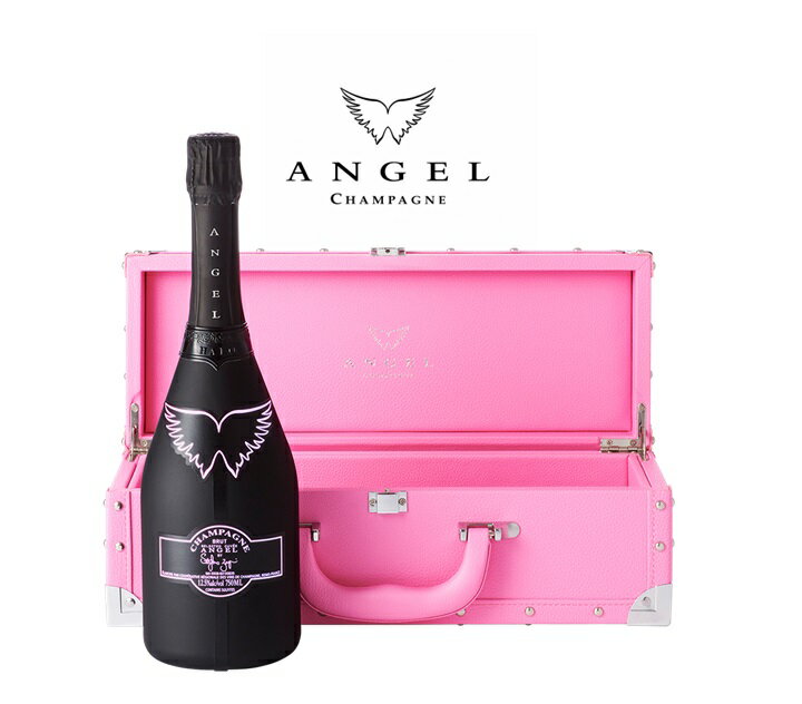 【送料無料】【正規品】エンジェル シャンパーニュ ヘイローピンク 750ml ケース付 シャンパン750ml ケース付 シャンパン 750ml ANGEL CHAMPAGNE NV Brut HALO Pink