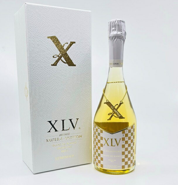 XLVシャンパーニュ　光るボトル 　ブラン・ド・ブラン　グラン・クリュ　ルミナス　NV　白シャンパン　750ml　XLV Champagne Blanc de Blancs Grand Cru Luminous　シャンパン　ザビエ　ルイ　ピエール　ヴィトン　 XAVIER LOUIS VUITTON