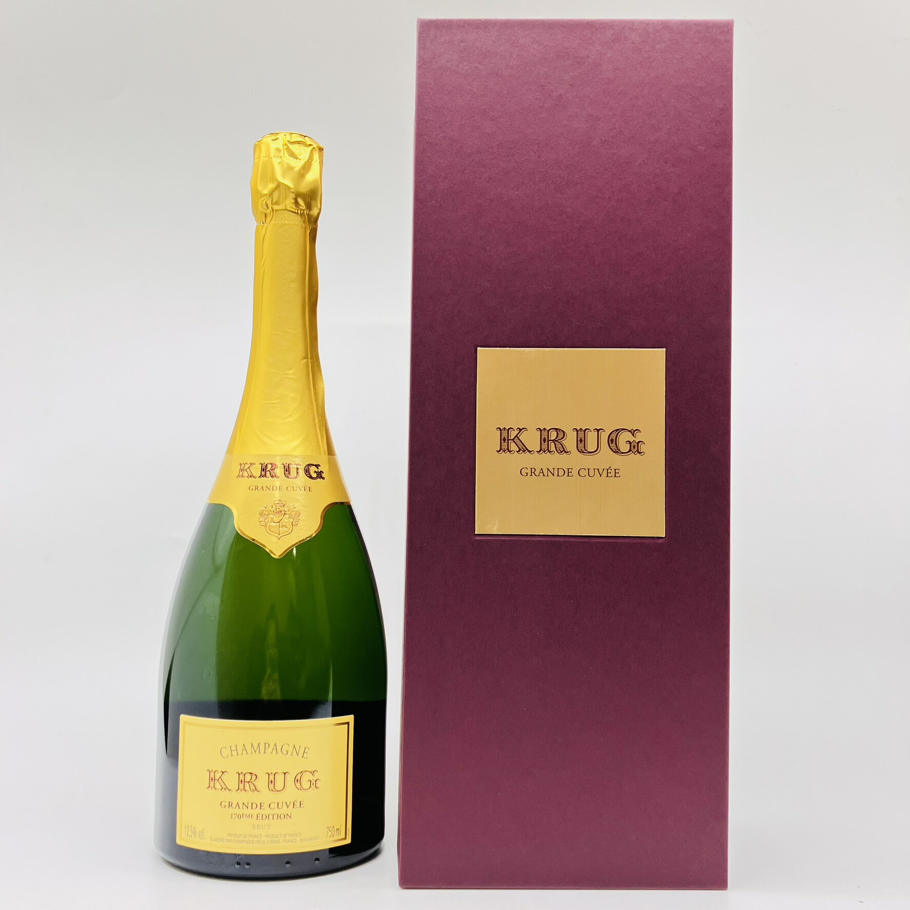 【送料無料】【BOX】クリュッグ グランド・キュヴェ 170 エディション　750ml　BOX入　正規品　泡 シャンパン Champagne シャンパン シャンパーニュ　プレゼントに