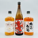 【送料無料】北陸の梅酒 3種 飲み比べセット 立山 梅酒 720ml 若鶴 UMESKY 720ml 氷見稲積梅 梅酒 原酒 720ml たてやま うめし...