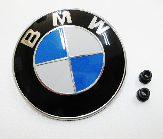 BMW 純正品 ボンネットバッチ 外径：82mm＋グロメット×2個付き （51148132375）